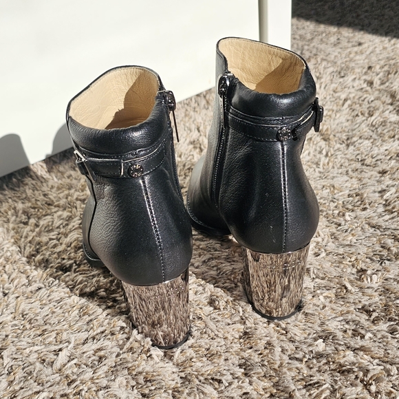 Jimmy choo metal heeled ankle boot size 36 - Picture 3 of 7
